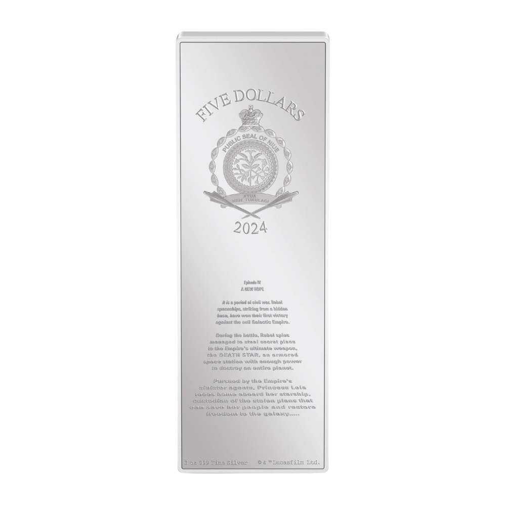 Star Wars™ Empire Strikes Back™ 3 Oz Silver Poster Coin - PARTHAVA COIN