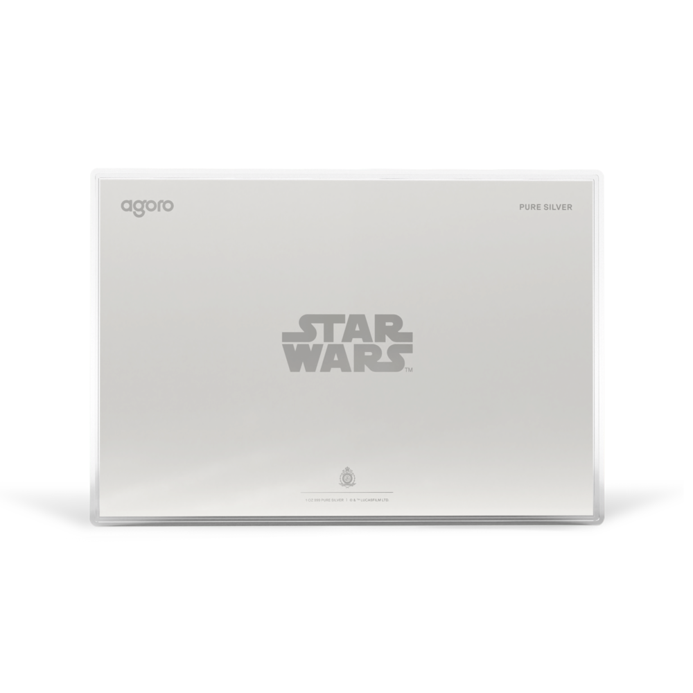 Star Wars™ Concept Art Lightsaber™ Duel on Gantry Silver Collectible Foil AGORO