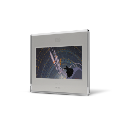 Star Wars™ Concept Art Lightsaber™ Duel on Gantry Silver Collectible Foil AGORO