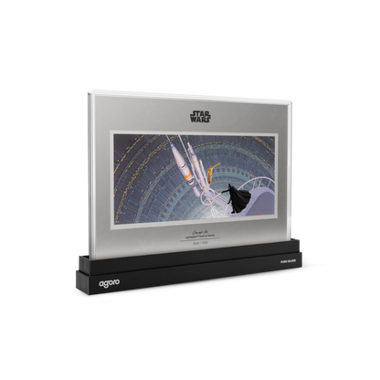 Star Wars™ Concept Art Lightsaber™ Duel on Gantry Silver Collectible Foil AGORO