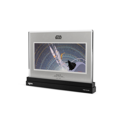 Star Wars™ Concept Art Lightsaber™ Duel on Gantry Silver Collectible Foil AGORO