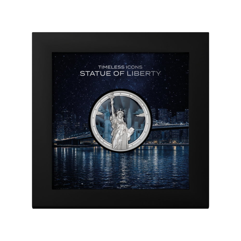 Statue of Liberty Timeless Icons 2 Oz Silver Coin 2026 CIT COIN INVEST AG