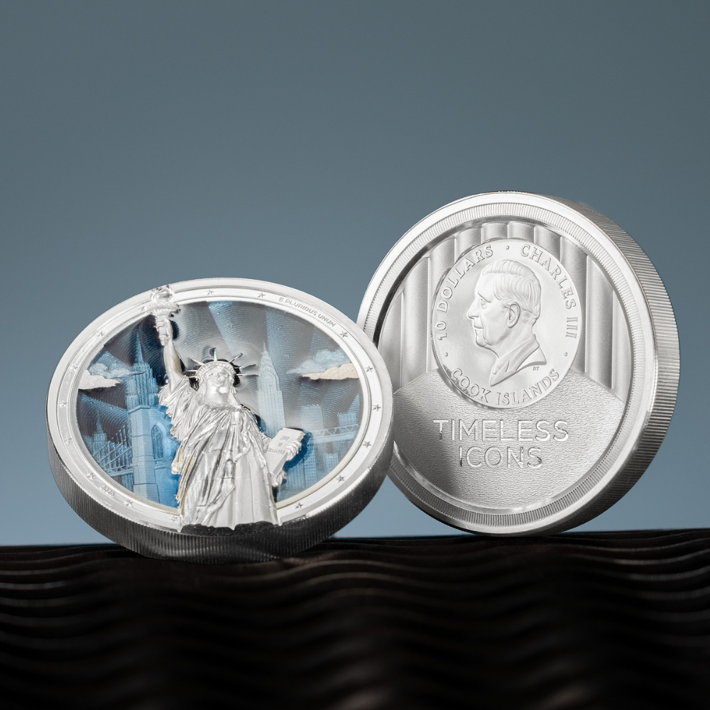 Statue of Liberty Timeless Icons 2 Oz Silver Coin 2026 CIT COIN INVEST AG