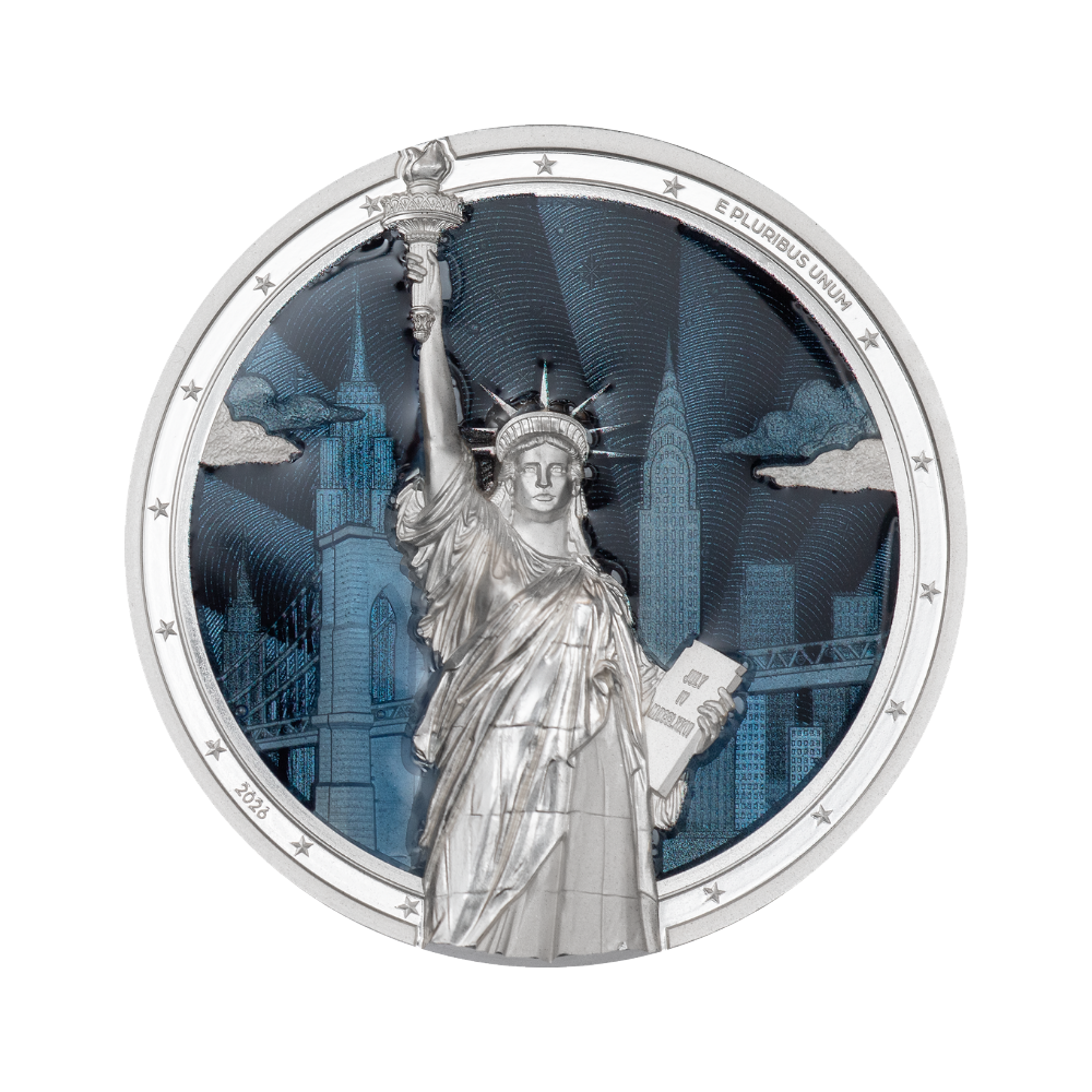 Statue of Liberty Timeless Icons 2 Oz Silver Coin 2026 CIT COIN INVEST AG