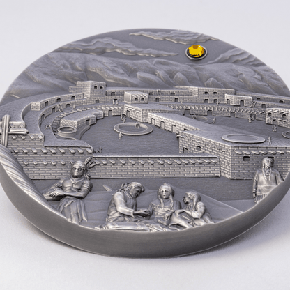 Sun Dagger Equinox and Solstice 2 Oz Silver Coin 2024