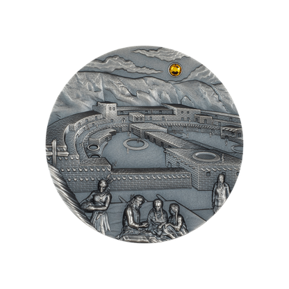 Sun Dagger Equinox and Solstice 2 Oz Silver Coin 2024