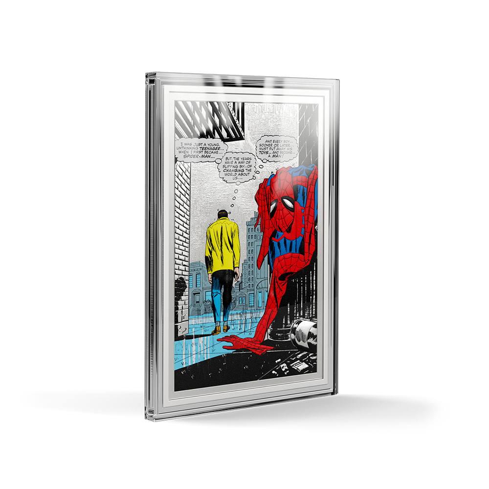 Marvel Spider-Man No More! 1 Oz Silver Collectible Agoro