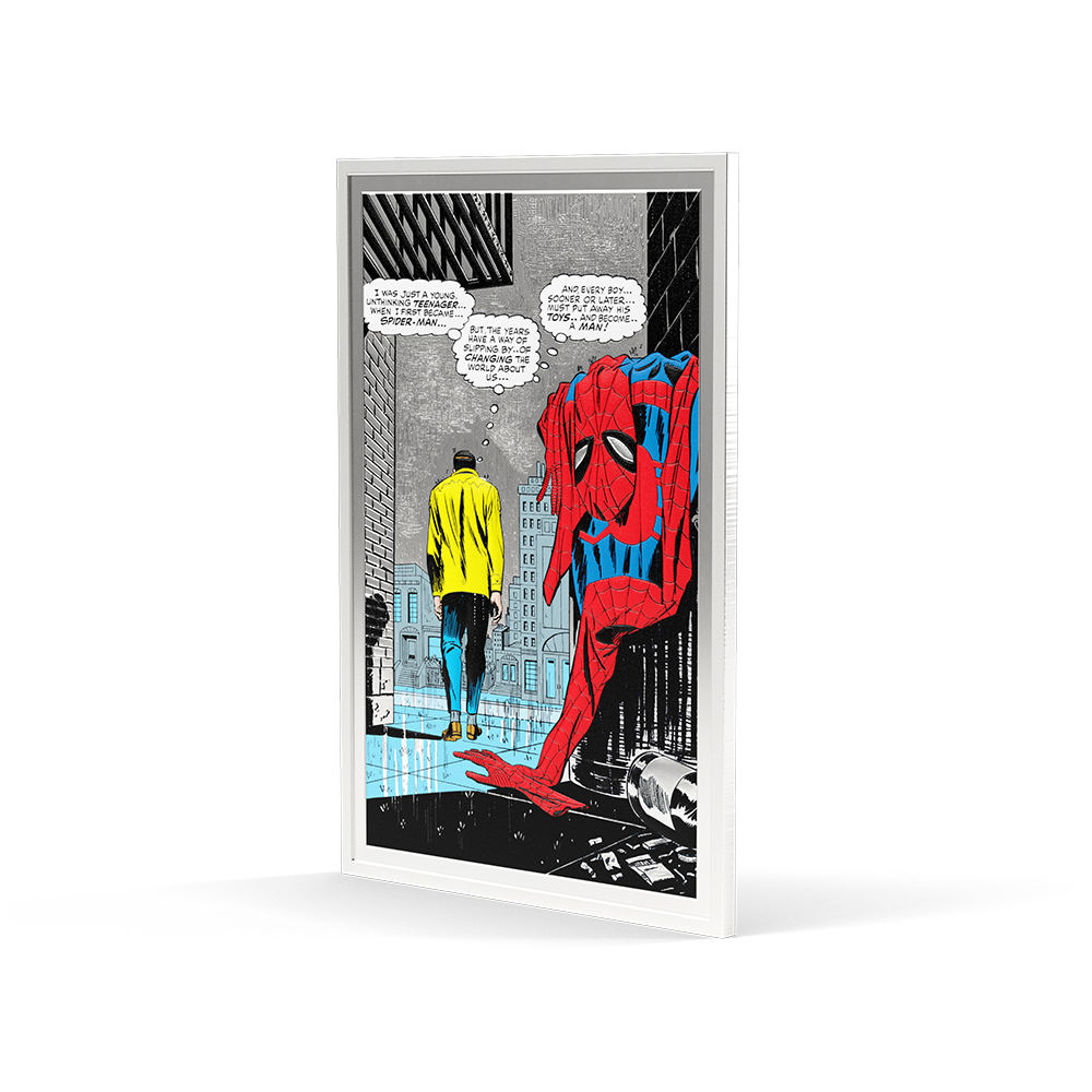 Marvel Spider-Man No More! 1 Oz Silver Collectible Agoro