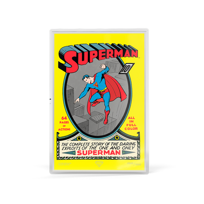 Superman #1: Summer 1939 Pure Silver Collectible Foil Agoro