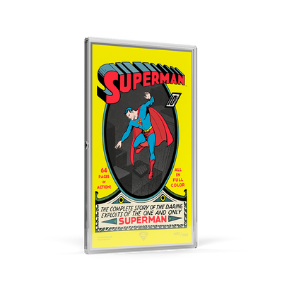 Superman #1: Summer 1939 Pure Silver Collectible Foil Agoro