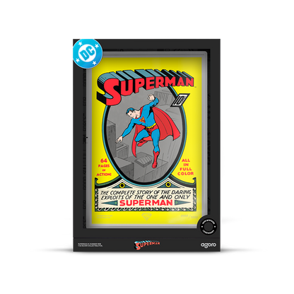 Superman #1: Summer 1939 Pure Silver Collectible Foil Agoro