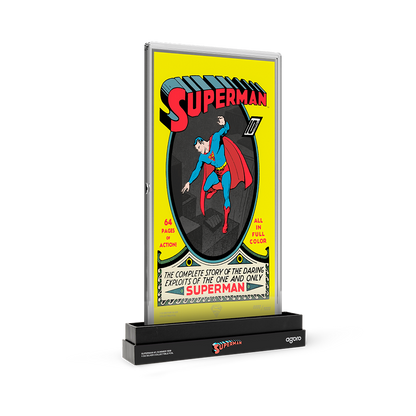 Superman #1: Summer 1939 Pure Silver Collectible Foil Agoro