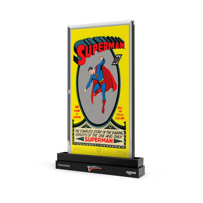 Superman #1: Summer 1939 Pure Silver Collectible Foil Agoro