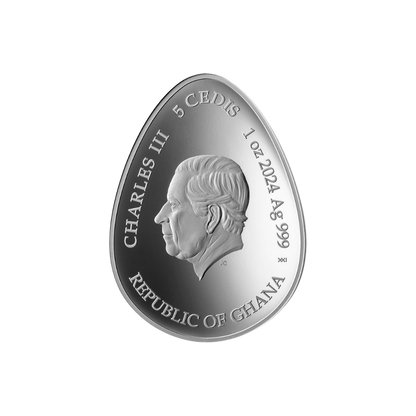 Svitanok Ukrainian Pysanka 1 Oz Silver Coin 2024