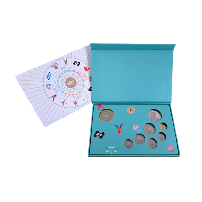 Swiss Birthday Coin Set Swissmint 2025 - coloured