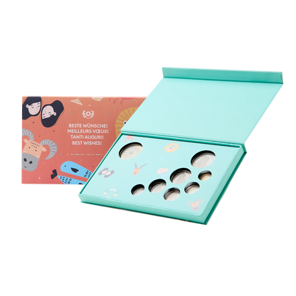 Swiss Birthday Coin Set Swissmint 2026 - coloured