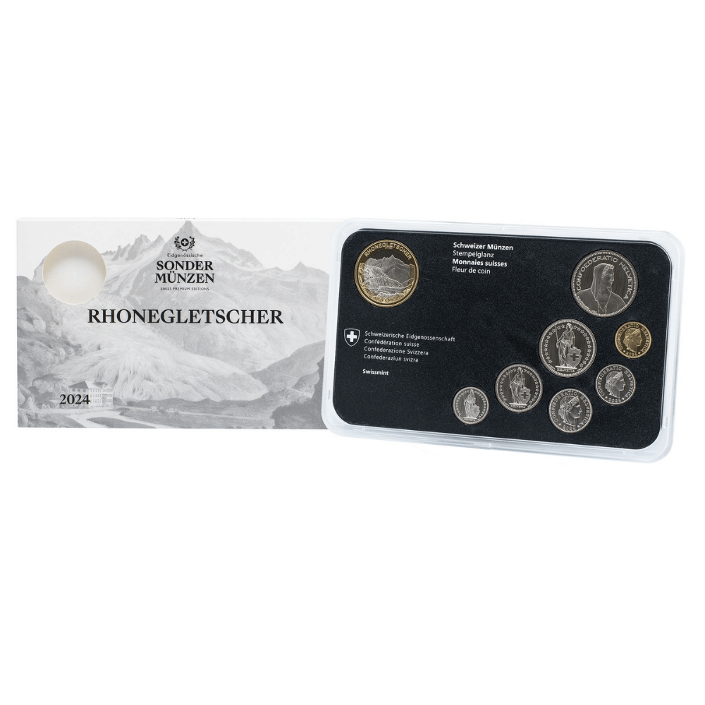 Swiss Brilliant Uncirculated Coins Set Swissmint 2024 - Swissmint