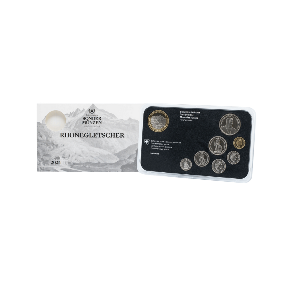 Swiss Brilliant Uncirculated Coins Set Swissmint 2024