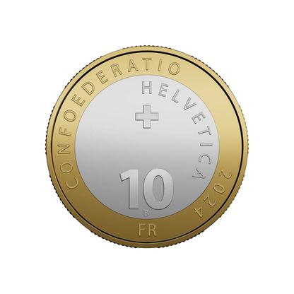 Swiss Brilliant Uncirculated Coins Set Swissmint 2024