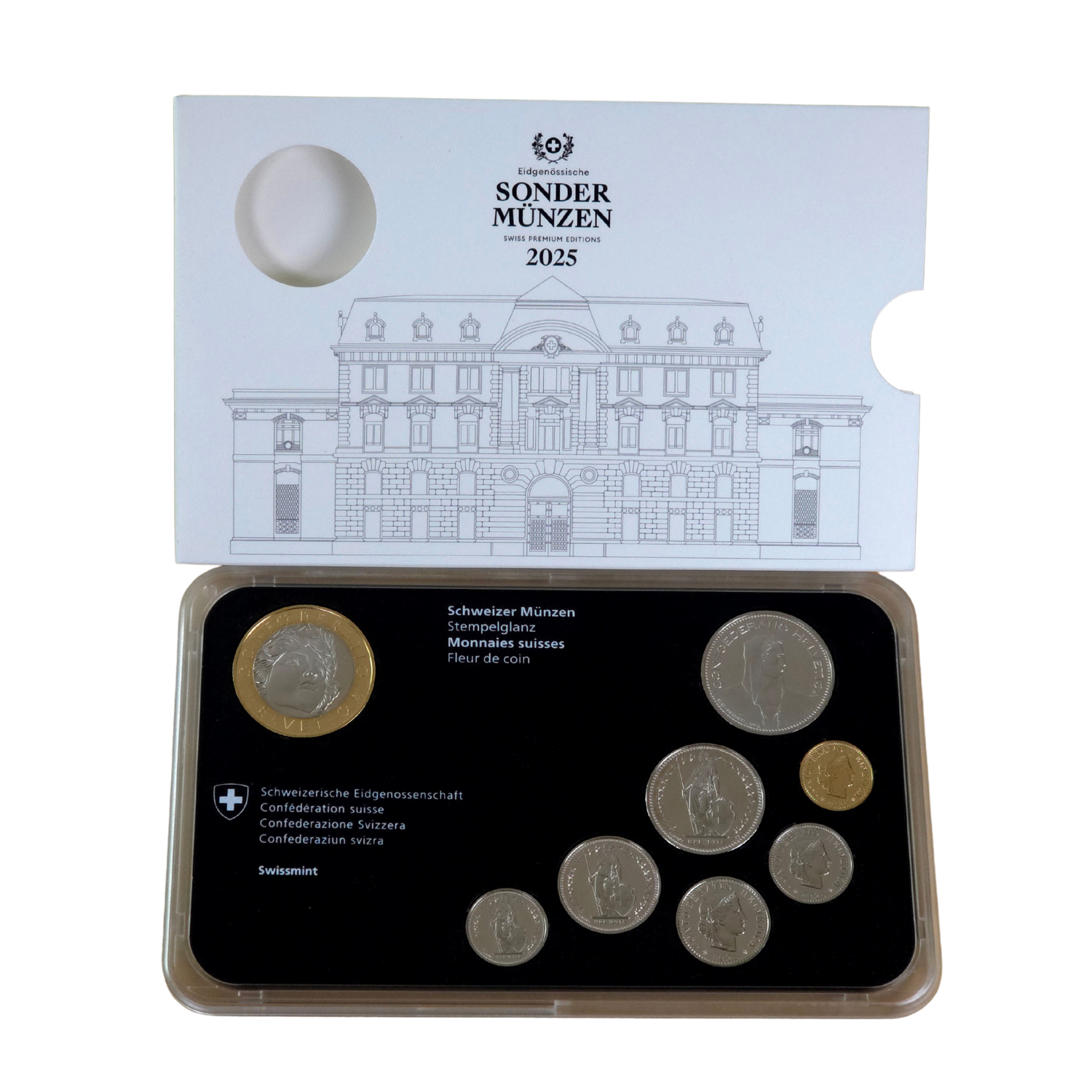 Swiss Brilliant Uncirculated Coins Set Swissmint 2025