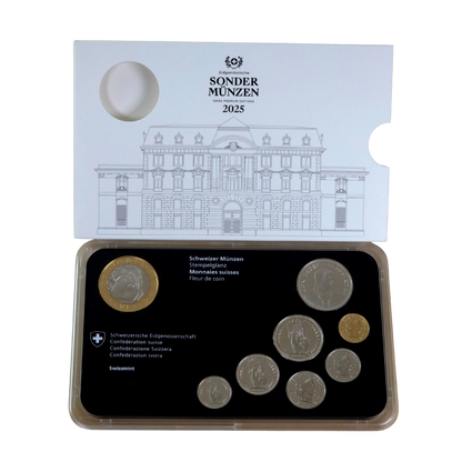 Swiss Brilliant Uncirculated Coins Set Swissmint 2025