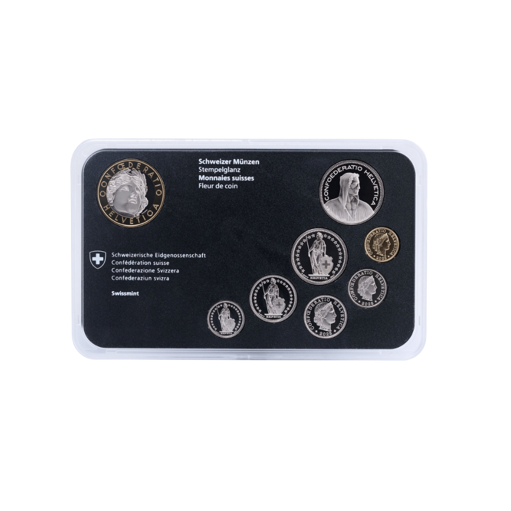 Swiss Brilliant Uncirculated Coins Set Swissmint 2025