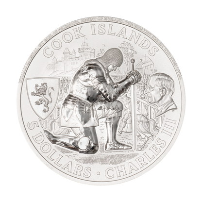 Sword Fighting Knight Games 1 Oz Silver Coin 2027 CIT COIN INVEST AG