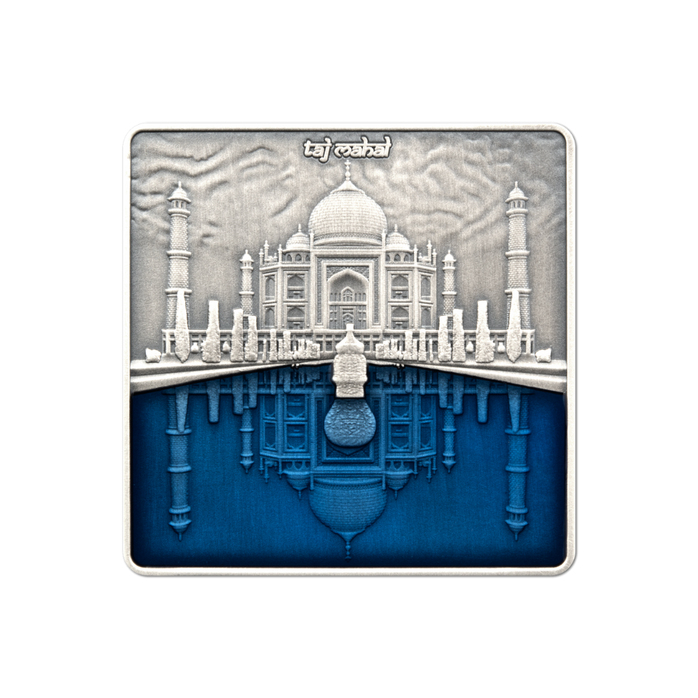 TAJ MAHAL 3 Oz Silver Coin $10 Solomon Islands 2023