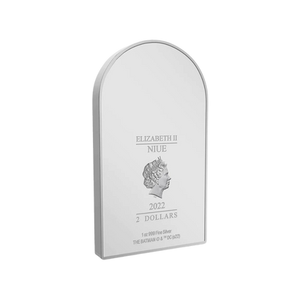 THE BATMAN Batmobile 1 Oz Silver Coin $2 Niue 2022