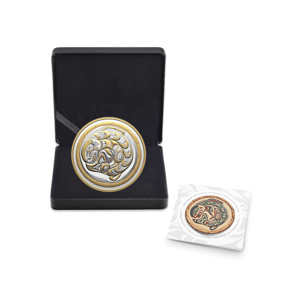 THE CYCLE OF LIFE 10 Oz Pure Silver Coin $100 Canada 2024