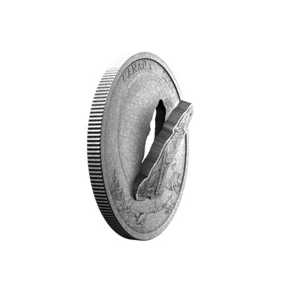 THE HOWLING WOLF 2 Oz Pure Silver Coin $30 Canada 2024