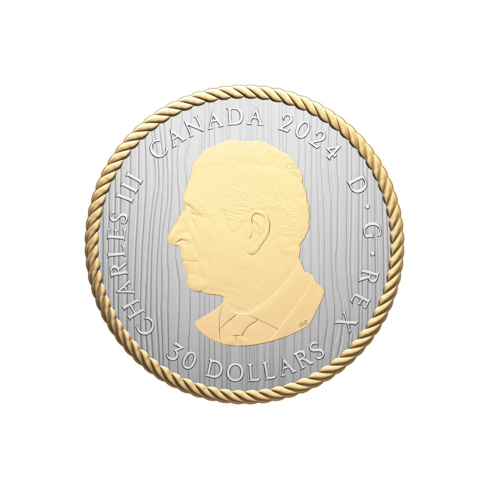 THE HUNTER 2 Oz Silver Coin $30 Canada 2024