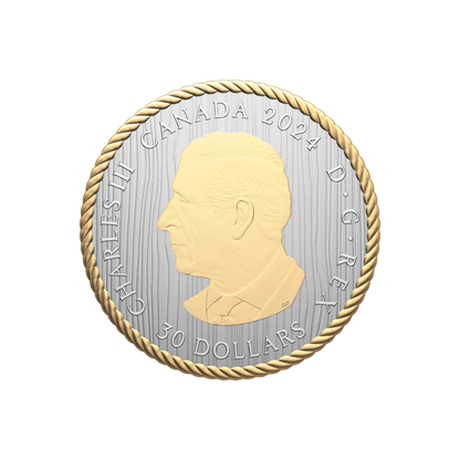 THE HUNTER 2 Oz Silver Coin $30 Canada 2024