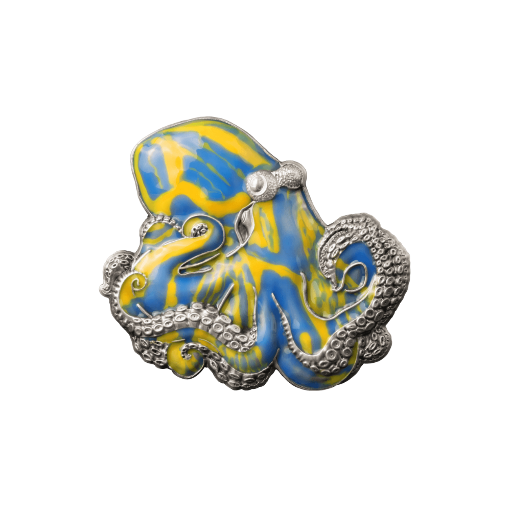 THE OCTOPUS 3 Oz Silver Coin $5 Barbados 2024