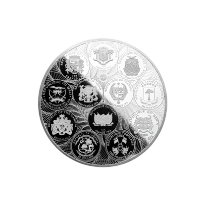 THE WORLD OF AFRICAN WILDLIFE 10 Oz Silver Coin UAC 2023