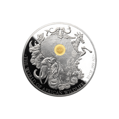 THE WORLD OF AFRICAN WILDLIFE 10 Oz Silver Coin UAC 2023
