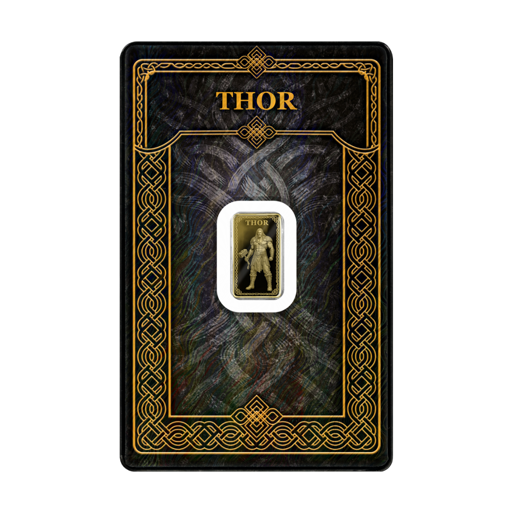 Thor Gods of Germania Gold Bar 2026 Germania Mint