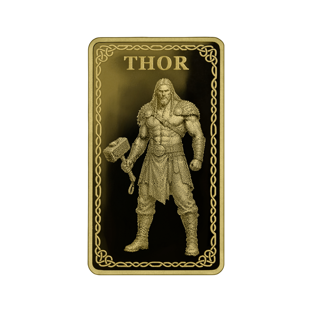 Thor Gods of Germania Gold Bar 2026 Germania Mint