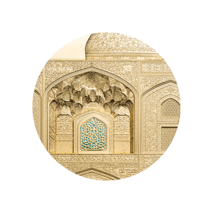 TIFFANY ART Isfahan 5 Oz Gold Coin $500 Palau 2020