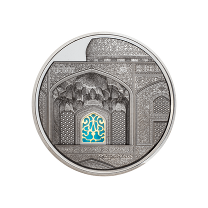 TIFFANY ART Isfahan 5 Oz Silver Coin $25 Palau 2020