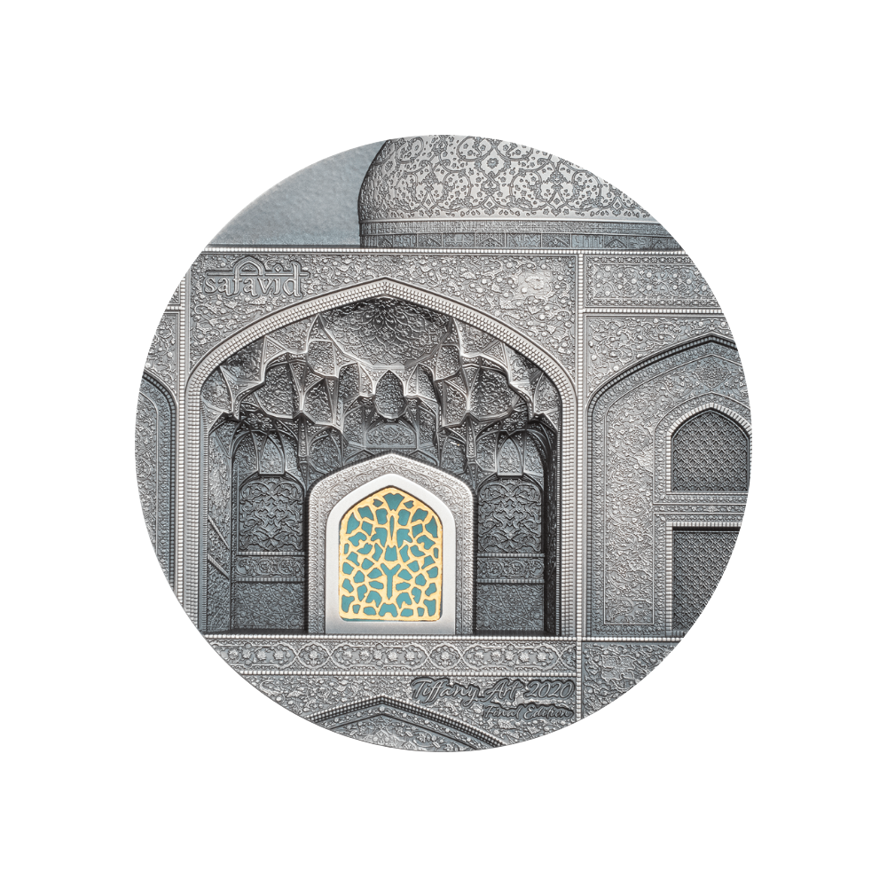 TIFFANY ART Safavid 2 oz Silver Coin $10 Palau 2020