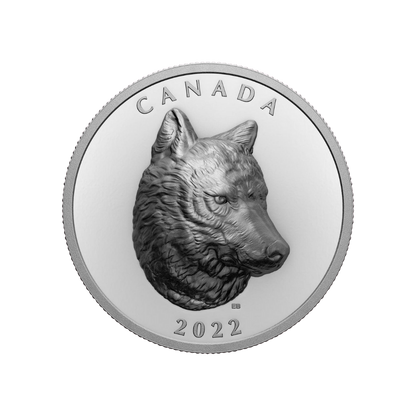 TIMBER WOLF Silver Coin $25 Canada 2022