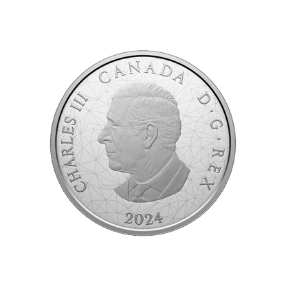 TIMBER WOLVES Multifaceted Animals 2 Oz Silver Coin $30 Canada 2024