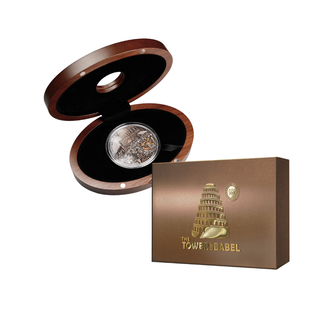 TOWER OF BABEL Fundamental Stories of the Bible 5 Oz Silver Coin $10 Tokelau 2022