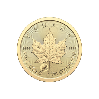 TREASURED GOLD MAPLE LEAF FIRST STRIKES Polar Bear Privy Mark (Premium Bullion)