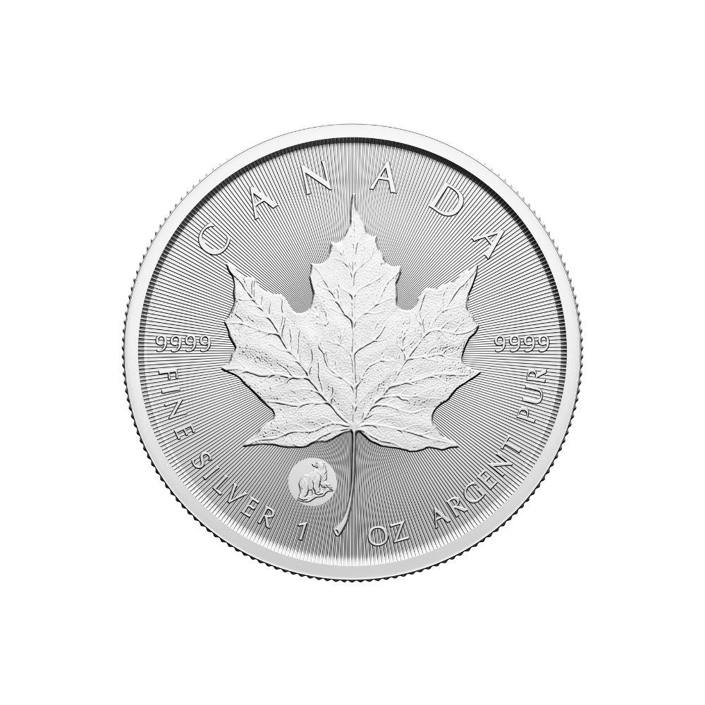 TREASURED SILVER MAPLE LEAF FIRST STRIKES Polar Bear Privy (Premium Bullion)