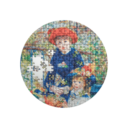 TWO SISTERS on the Terrace Renoir Micropuzzle Treasures 3 Oz Silver Coin $20 Palau 2020
