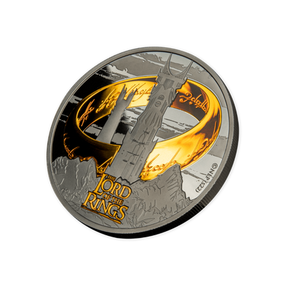 TWO TOWERS Lord Of The Rings 5 Oz Silver Coin 10 Dollars Samoa 2023