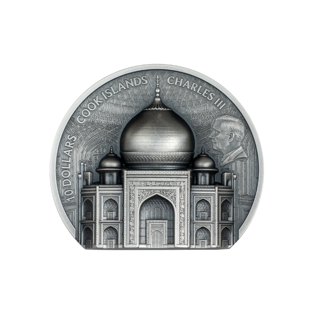 Taj Mahal Historical Monuments 2 Oz Silver Coin 2025