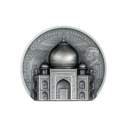 Taj Mahal Historical Monuments 2 Oz Silver Coin 2025